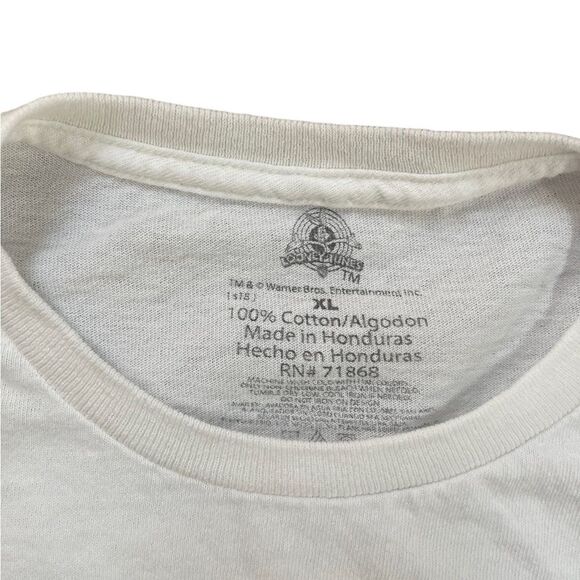 Vintage Looney Tunes Graphic Long Sleeve White Shirt - Picture 9 of 9